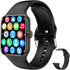 Smart Watch for Men Women Kids, 2.09" Touch Screen Fitness Tracker Smartwatch with Call/SMS/Sleep Monitor, Black