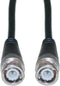 CableWholesale 6 Foot RG58/AU Coaxial Cable, Black, BNC Male to Male, Copper Stranded
