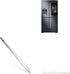 BoxWave Stylus Pen for Samsung Family Hub Refrigerator with AKG Speaker - AccuPoint Active Stylus, Metallic Silver