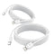 2 Pack Car Carplay Cable for iPhone 15/15 Pro Max/15 Plus, USB C Cord USB A to USB C, MacBook Air/Pro, iPad USB C Cable