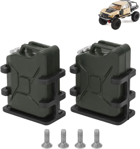 Culnflun RC Rock Crawler Simulation Decoration Accessory, Plastic Mini Fuel Tank for SCX10
