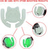 Multi-Surface Holder Car Mount GLOW in The DARK 3 Pack, Compatible for Popsocket Holder Grips, Cute Cat with Adhesive