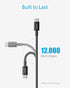 Anker 10ft USB C Cable 100W, Type C to USB C, Fast Charge for iPhone 15, MacBook, iPad, Samsung Galaxy S23.