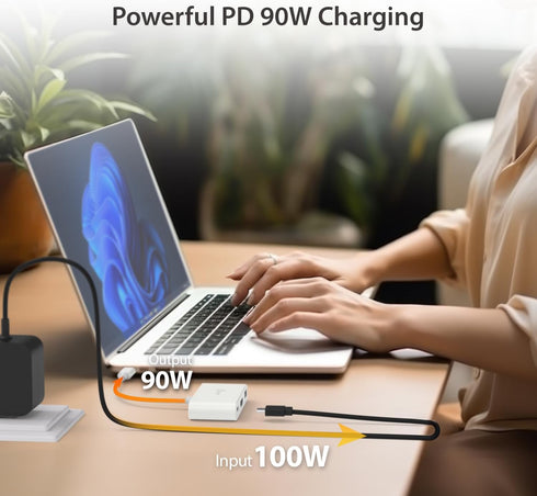 j5create USB-C to HDMI & USB Type-A Adapter with Power Delivery, 4K HDMI, USB-A 5Gbps, Compatible with MacBook