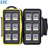 JJC MC-SD12 Water-Resistant Memory Card Holder for 12 SD Cards (Black)