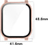 6Pack Screen Protector Compatible with Nerunsa P66D 1.85” Smartwatch Covers Scratched Resistant Screen Protectors Intended for Nerunsa P66D