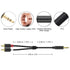J&D RCA Cable, 3.5mm Male to 2 RCA Male Stereo Audio Adapter Y Splitter, Gold Plated, 3 Feet
