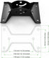 Universal Mounting Pole (Diameter 1 1/2", Length 17") - J Pole Mount for Antenna & Starlink Dish