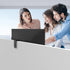 JOY worker Height Adjustable Cubicle Monitor Mount, 13"-34" Hanger, VESA 75*75/100*100mm, Black, Holds Up to 17.6 lbs
