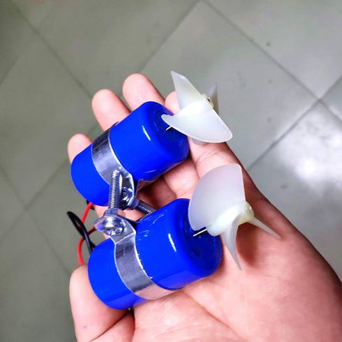 LICHIFIT 7.4V 16800RPM 3-Blades RC Jet Boat Underwater Motor Thruster CW CCW Propeller for DIY Micro ROV Robot RC Bait