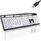 Large Print Keyboard, 104 Keys Wired USB High Contrast Keyboard with Oversized Print Letters for Visually Impaired