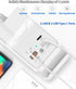 Charging Stand for iPhone 15 Pro, USB Hub 4Port 5FT with Phone Holder, Compatible with iPhone 15/14/13/12/11