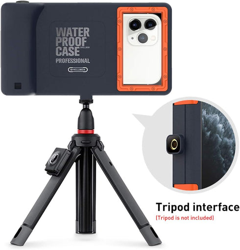 AICase Universal Waterproof Underwater Photography Housing for iPhone 13 mini/12/11/11 Pro/11 Pro Max