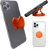 Cell Phone Grip Holder Stand for iPhone & Samsung, Orange