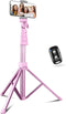 Sensyne 62" Phone Tripod & Selfie Stick, Extendable Stand with Wireless Remote, Compatible with iPhone Android Phone