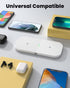 2 in 1 Wireless Charger, Wireless Charging Pad for Multiple Devices, Compatible with iPhone 14/13/12/11, AirPods