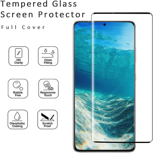 Luhuanx (2 Pack) Tempered Glass Screen Protector for Samsung Galaxy Note 20 Ultra 6.9 inch