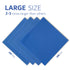 Thermal Pad 6W/mK 4 Pack, 100x100mm, 0.5mm, 1mm, 1.5mm, 2mm Silicone Cooling Pad, Non-Conductive Heat Resistance for
