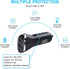 Car Charger for Samsung Galaxy S24 S23 S22 A21 A20 A51 A50 A70 A71 A01 A10e A53, Fast Charging Cable
