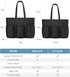 LOVEVOOK Laptop Tote Bag for Women Work, Teacher Tote Bag Nurse Bag With Large Cup Holder, Utility Professional