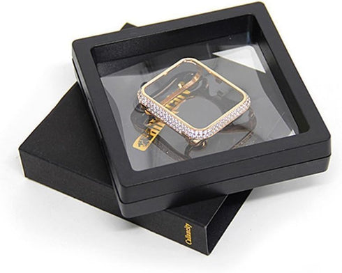 Bling Crystal Metal Case Compatible for Apple Watch Series 1 2 3 Diamond Protective Cover