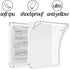 HNSBXQ 7 Inch 2024 Clear Case for Kobo Libra Colour and Screen Protector, Libra Color Ereader Case E-Reader Reinforced