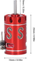 K989 K969 1/24 1/28 2.0mm (3500KV Drfeify RC Brushless Mini Electric Motor for with Shaft, High Speed RC Boat Model