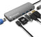 Verbatim 6-in-1 USB C Hub - Compact & Portable USB Hub for Laptop with 2 USB 3.0, USB C, SD Card Reader, 4K HDMI,