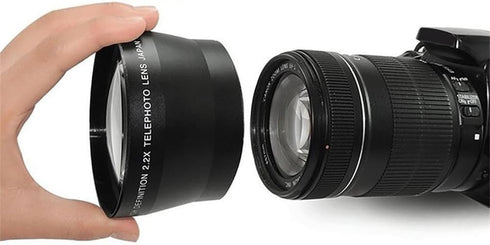 43mm 2.2X Telephoto Lens for Canon Vixia HF R80, R82, R800, R70, R72, R700, HFM40, HFM41, HFM50