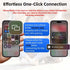 CONNOVA Control,1080P Phone Vlog Selfie Monitor Screen,Magnetic Mount Wireless Connection with Remote Wireless