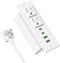 Jgstkcity Recessed Power Strip Socket, Furniture Flush Mount Charging Station, Desk Power Strip