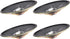 uxcell 3W 8 Ohm Micro Internal Speaker Magnet Loudspeaker 77mm Dia, 4pcs