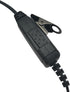 Accessories Clear Earpiece with Mic, 3.5mm Screw in Headphone Ear Piece for Motorola Vertex Standard Radio