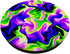 Purple + Lime Green Psychedelic Liquid Swirl PopSockets Standard PopGrip