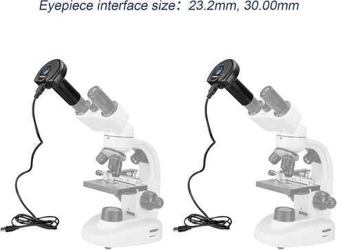 SVBONY SV189 Microscope Digital Camera, 1.3 Million Pixel USB2.0, Suitable for Color Photography