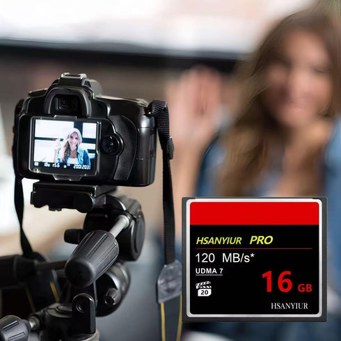 HSANYIUR 16GB UDMA High Speed,Original CF Card Camera Memory Card,for Professional Photographer,Videographer,Enthusiast