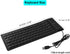 Foldable Silicone Wired Silent Keyboard, 85-Key Portable Waterproof USB Rollup Keyboard for Travel