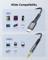 USB C to 3.5mm Audio Aux Jack Cable, (2-Pack) Type C Adapter to 3.5mm Headphone Dongle Cable Compatible with iPhone 15