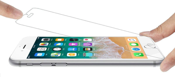 eTECH Glass Screen Protector Compatible with iPhone 8, iPhone 7 - Tempered Glass Material