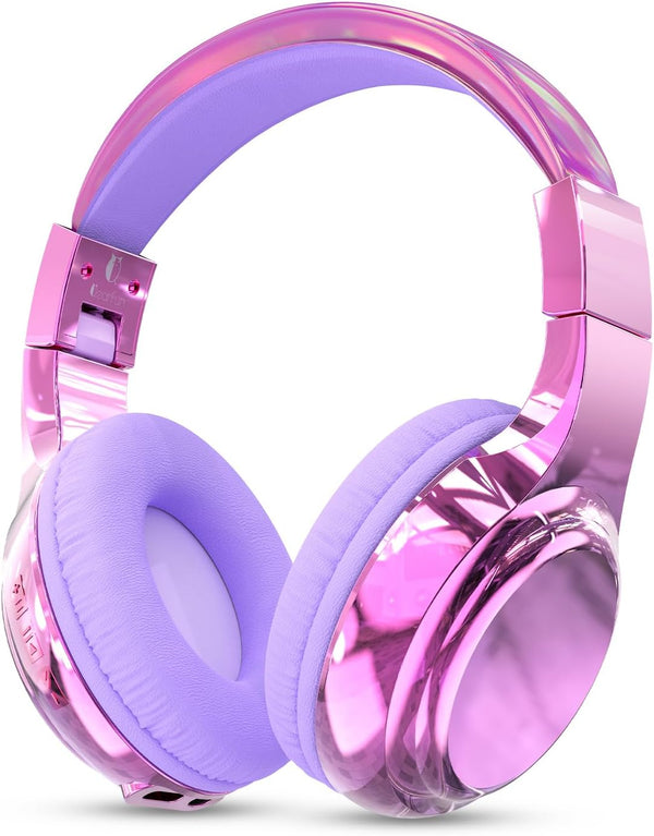 QearFun Bluetooth Headphones for Kids, Wireless Headphones with Built-in Mic, Aux Cord, USB C, Bluetooth 5.3