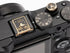 Set xpro2 x100vi xt50 xt30 Alloy-Set) Falling Cherry Blossoms Camera Metal Hot Shoe Cover Shutter Button for Fujifilm