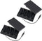 2Pcs AA Battery Holder Case Box with 8 Slots, 8 x 12V Battery Storage, DC 5.5x2.1mm Male Connector and ON/Off Switch
