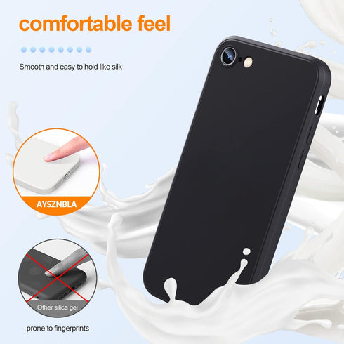 Liquid Silicone Gel Rubber Phone Case for iPhone Xs Max, Non-Yellowing Non-Slip Full Body Ultra Slim Protective Cover,