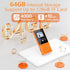 Aiandcc 64GB MP3 5.3, 2.4", MP3 128GB, Player with Bluetooth Color Screen Music Player with HiFi Sound, Players Built