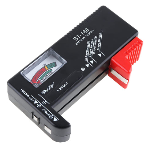 Mini Universal Battery Tester, Small Battery Check for AAA AA C D 9V 1.5V Button Cell