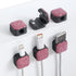 Sparkly Diamond Cord Organizer Holder, 6 Pack Magnetic Desk Cable Clips, Strong Adhesive Wire Charger Holder