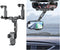 Rear View Mirror Phone Holder, 360 Degree Rotatable and Retractable Auto Phone Mount, Universal Holder for All