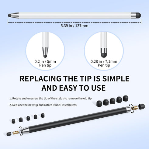 GCHMDE (10Pcs), Stylus Stylus Pen for Touchscreen, High Precision and Sensitivity Stylus Pen