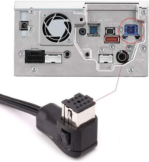 YuYue Bluetooth 5.0 Module, 11 Pin IP-Bus Plug AUX Adapter for Pioneer DEH-P88RS Audio Music Receiver