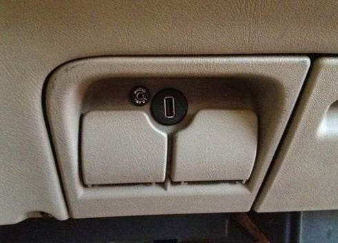 USB 2.0 Flush Mount Cable, Round Single Port Male to Female Extension for Car Truck Boat Motorcycle, 6ft